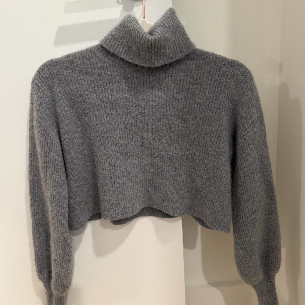 Reformation Luisa Cropped Cashmere Sweater